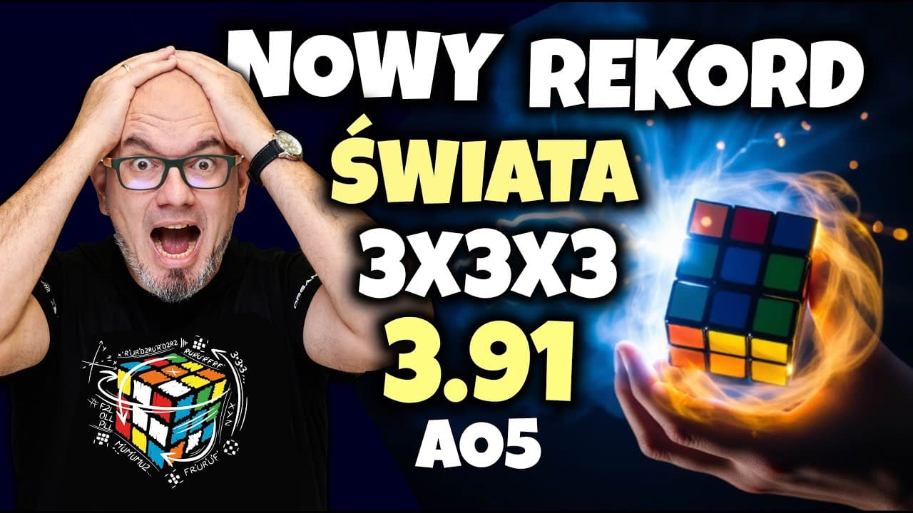 Nowy rekord Świata 3x3x3!